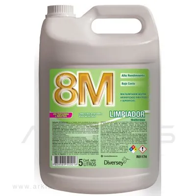 Limpiador Piso Diversey 8M Mediterraneo 5 L