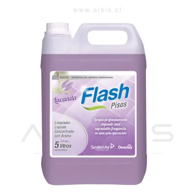 Limpiador Piso Diversey Flash Lavanda 5 L