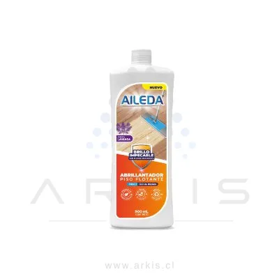 Limpiador Piso Flotante Aileda Abrillantador Lavanda 900 ml