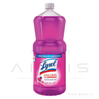 Limpiador Piso Lysol Flores Jardín 1.8 L