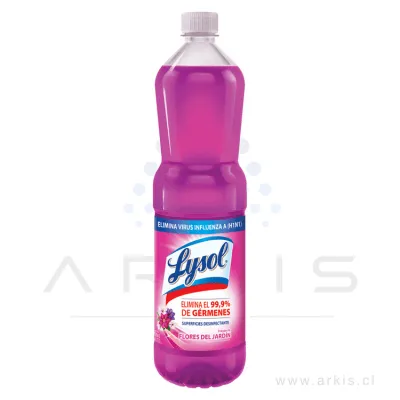 Limpiador Piso Lysol Flores Jardín 900 ml