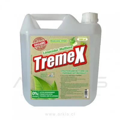 Limpiador Piso Tremex Orgánico Eco Activos Manzana 5 L