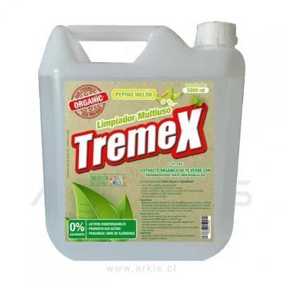 Limpiador Piso Tremex Orgánico Eco Activos Pepino Melón 5 L
