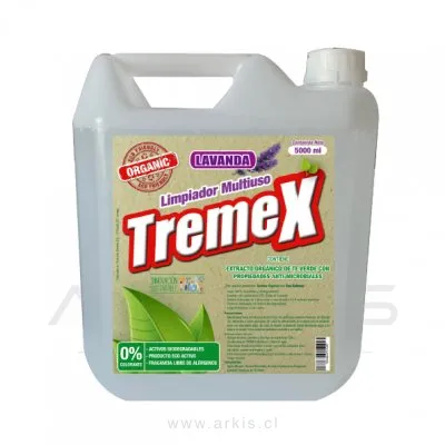 Limpiador Piso Tremex Orgánico Ecoactivo Lavanda 5 L