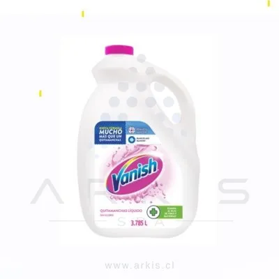 Limpiador Ropa Vanish Quita Manchas Ropa Blanca 3.7 L