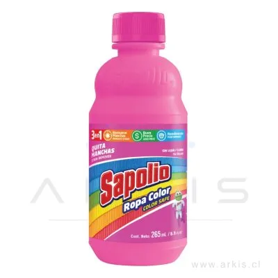 Limpiador Sapolio Quitamanchas Ropa de Color 265 Ml