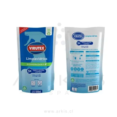 Limpiavidrios Virutex Biodegradable Doypack 500 ml