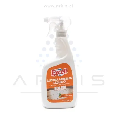 Lustramuebles Excell Líquido Mandarina 500 ml con Gatillo