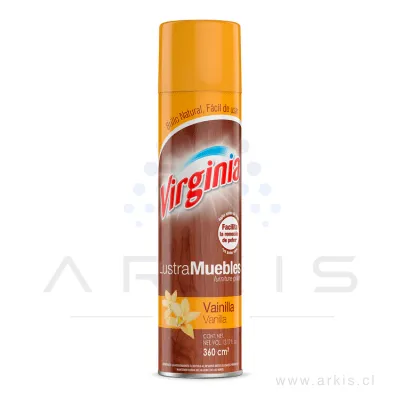 Lustramuebles Virginia Aerosol Vainilla 360 cc