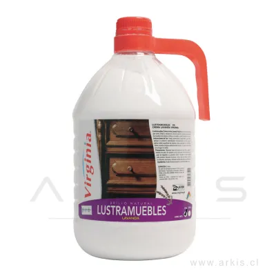 Lustramuebles Virginia Crema Lavanda Bidón 5 L