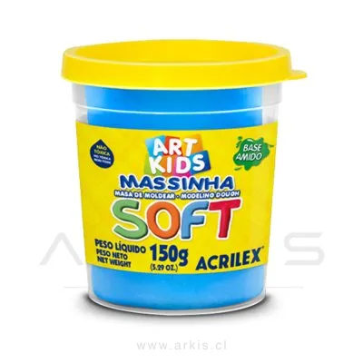 Masa para Modelar Acrilex 150 g Azul