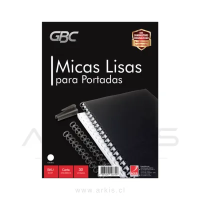 Mica para Encuadernar GBC Carta Lisa Natural 30 Unidades