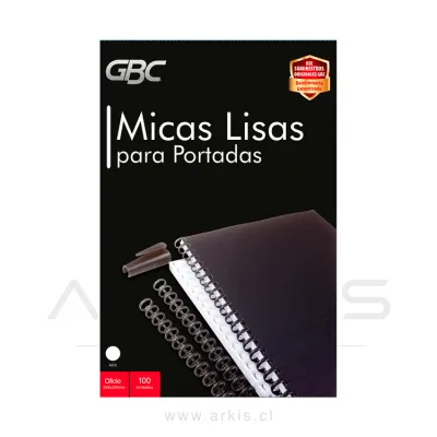 Mica para Encuadernar GBC Oficio Lisa Azul 100 Unidades