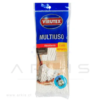 Mopa Limpieza Virutex Clásica Repuesto Algodón