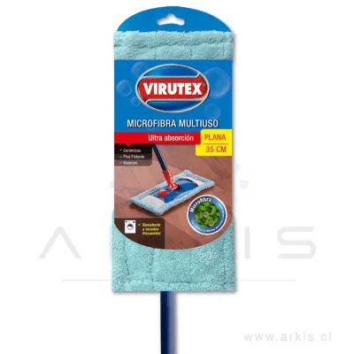 Mopa Plana Virutex Microfibra Clásica 35 cm