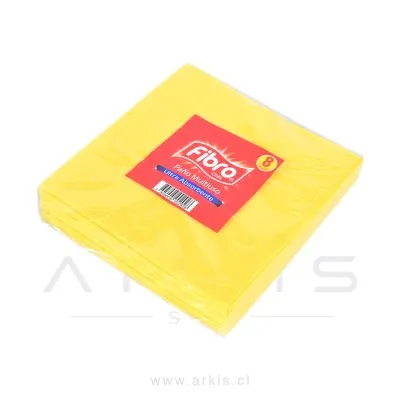 Paño Absorbente Celulosa Fibro Multiuso 38X40 8 Unidades