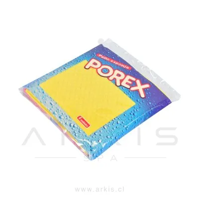Paño Absorbente Porex Esponja 18X20 cm 6 Unidades