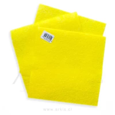 Paño Absorbente Te Abastece Amarillo 38X40 Cm 3 Unidades