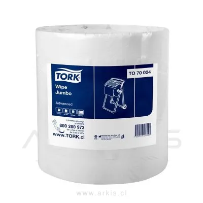 Paño de Limpieza Tork Advanced 1 Rollo 525 m Doble Hoja