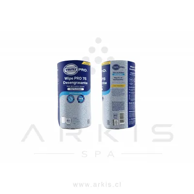 Paño de Limpieza Virutex Pro Wipe Pro 75 Desengrasante 60 Unidades