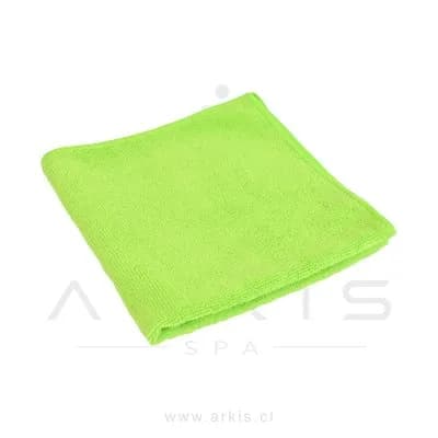 Paño Microfibra Manos de Chile Multiuso 40x40 cm Verde 5 Unidades