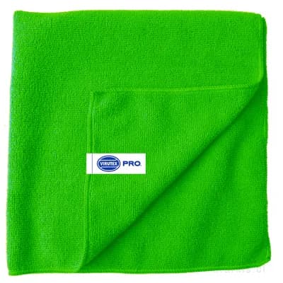 Paño Microfibra Virutex Pro Multiuso Verde 40X40 cm Paquete de 5 Unidades