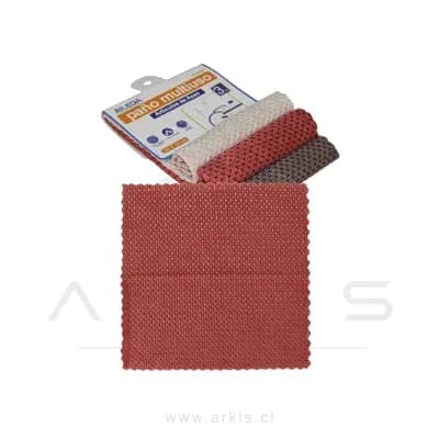 Paño Multiuso Aileda 30x30 cm Colores Surtidos 3 Unidades