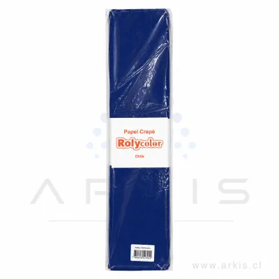 Papel Crepé Roly Azul 10 Pliegos