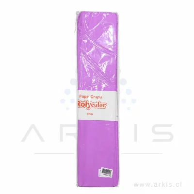 Papel Crepé Roly Lila 10 Pliegos