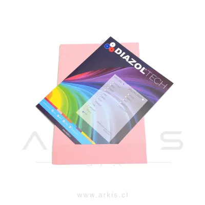 Papel Fotocopia Diazol A4 250 Hojas Rosado