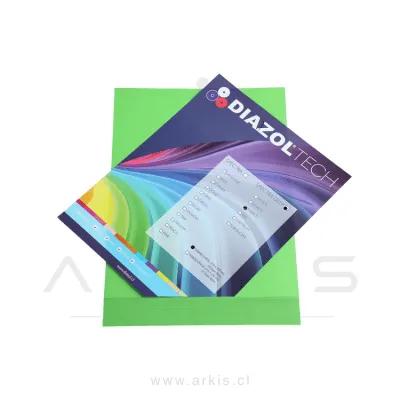 Papel Fotocopia Diazol Carta 50 Hojas Verde Intenso