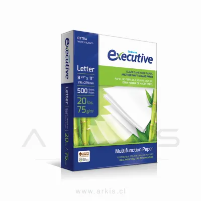 Papel Fotocopia Executive Carta 75 g 500 Hojas