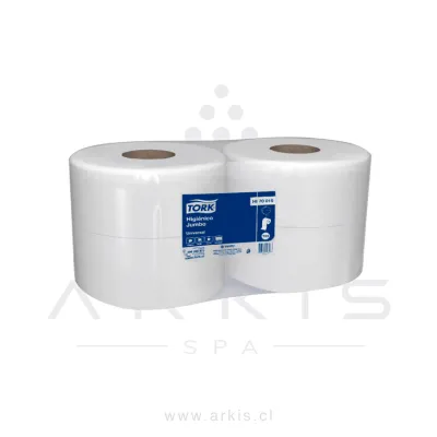 Papel Higiénico Tork Jumbo Hoja Simple 4 Rollos 500 M