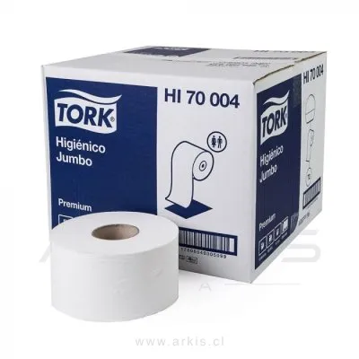 Papel Higiénico Tork Jumbo Premium Doble Hoja 12 Rollos 160 m