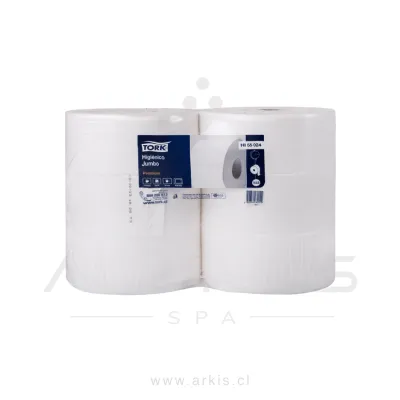 Papel Higiénico Tork Jumbo Premium Doble Hoja 6 Rollos 250 m