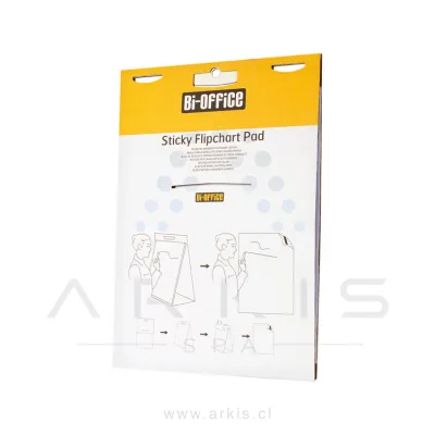 Papel Papelógrafo Bisilque Self-Stick 50x58.5 cm 20 Hojas