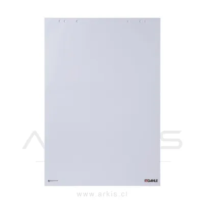 Papel Papelógrafo Dahle 68X99 Blanco Caja 100 Hojas