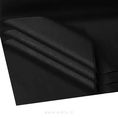 Papel Volantín Werola Importado Negro 50X70 Cm Paquete de 26 Unidades