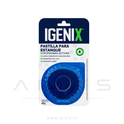 Pastilla Estanque Igenix 48 g