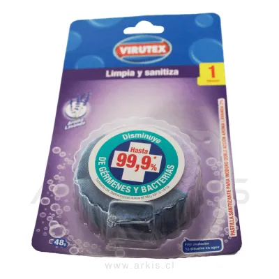 Pastilla Estanque Virutex 48 g Lavanda