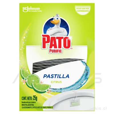Pastilla WC Pato Purific con Gancho Citrus 25 g