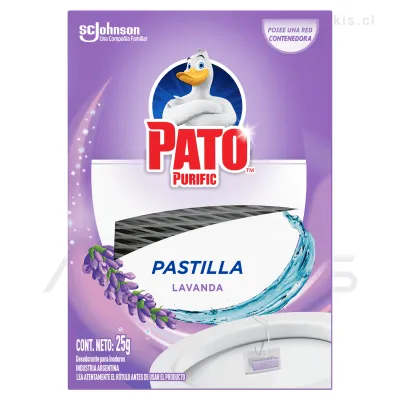 Pastilla WC Pato Purific con Gancho Lavanda 25 g