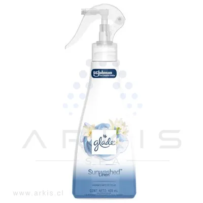 Perfumador de Telas Glade Sunwashed Linen 400 cc