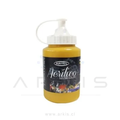 Pintura Acrílica Artel 250 cc Amarillo Cadmio Medio