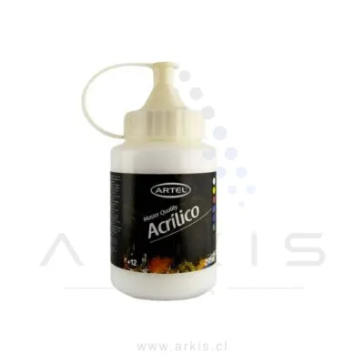 Pintura Acrílica Artel 250 cc Blanco Titanio