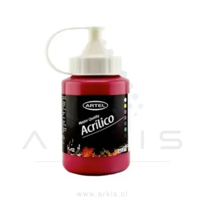 Pintura Acrílica Artel 250 cc Carmín