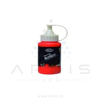 Pintura Acrílica Artel 250 cc Naranja