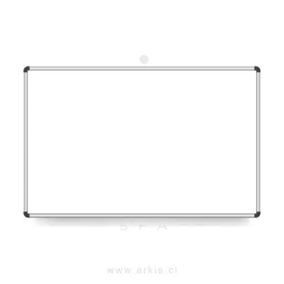 Pizarra Acrílica Arcovi Blanco 20x30 cm Bordes Biselados