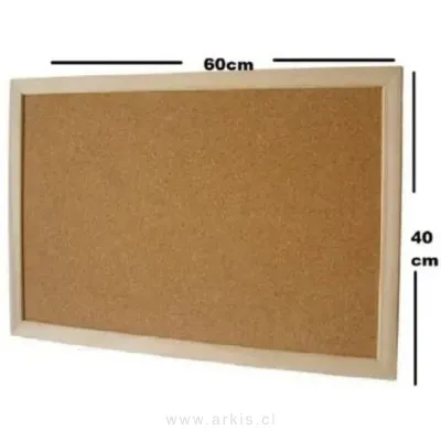 Pizarra Corcho Arcovi 40x60 cm
