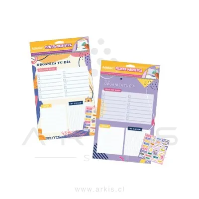 Pizarra Magnética Adetec Planner Juvenil 21x30 cm